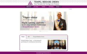 Bild Tempel Riddare Ordens nya hemsida